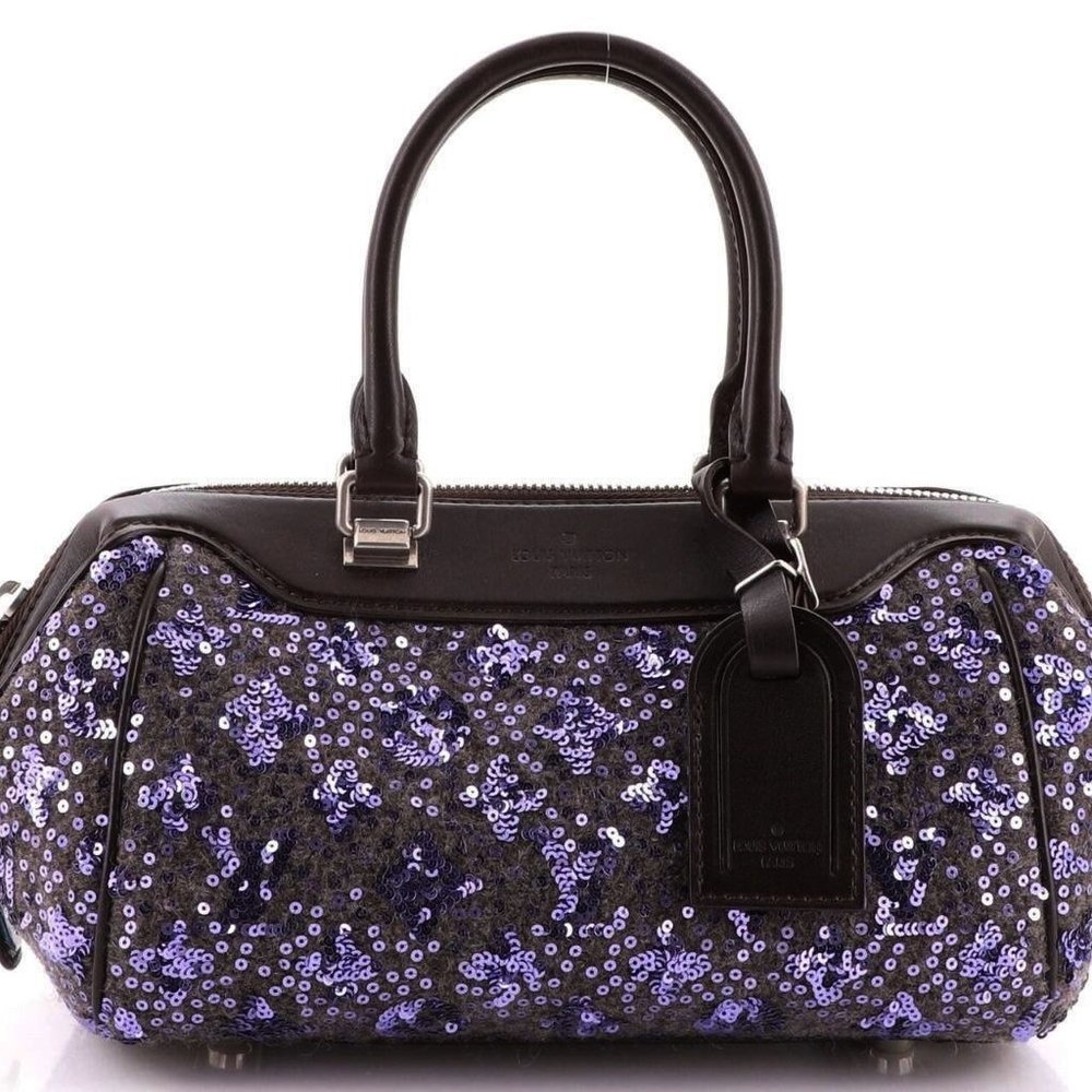 100% AUTHENTIC LTD ED.LOUIS VUITTON SEQUIN MONOG.SUNSHINE EXPRESS BABY (💲3,160